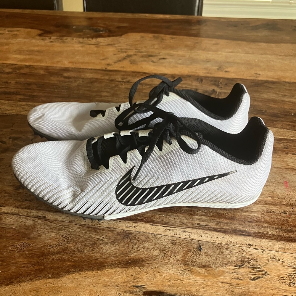 Nike Zoom Rival M 9.5 or W 11 "Platinum/Black" Men's Track Spike